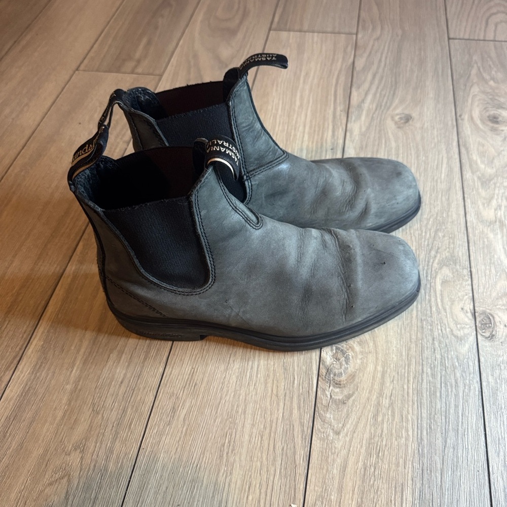 Blundstone Men's Charcoal Leather Boots